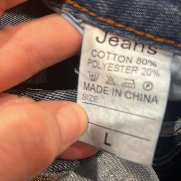 Oneleven women’s distressed jeans size large . - Picture 3 of 10